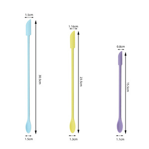Lot de spatules en silicone à double tête mini pour pots fins – Vente en gros - Product Image 4