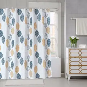 New Arrival Geometric Print Bathroom Curtains Waterproof Plastic Shower Curtain