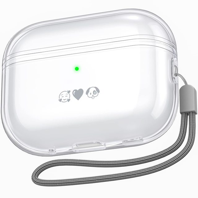 Soft TPU Protective Case with Lanyard for AirPods  1/2/3/4 Pro 1/2
