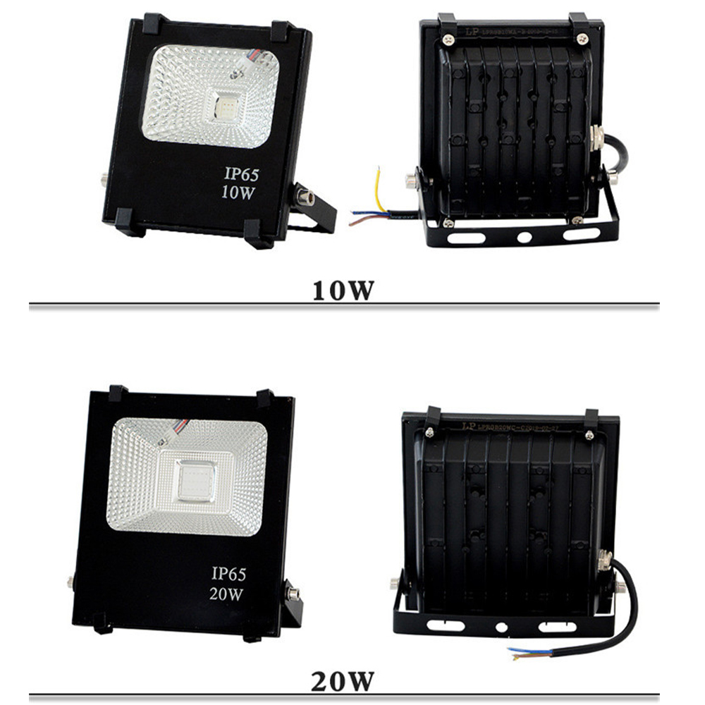 Faretto LED RGB Da 20 W Con Telecomando – 16 Colori, 4 Modalità, Impermeabile IP66, Dimmerabile, Per Giardino, Pareti, Feste Esterni