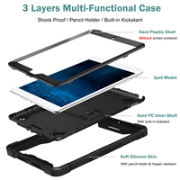 Housse de protection robuste et résistante aux chocs pour tablette enfant, compatible iPad Pro 9,7 pouces, en TPU