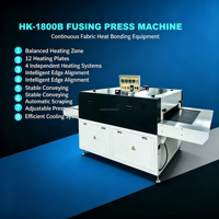 Machine de fusion textile motorisée haute puissance pour vêtements, presse automatique de collage d'interlining pour la production de vêtements