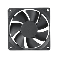 Ventilateur de refroidissement axial CC pour CPU, moteur en cuivre sans balais PWM 80 mm, 12 V, 0,33 A, 5000 tr/min, 80*80*20 mm, personnalisé Caforre, OEM ODM