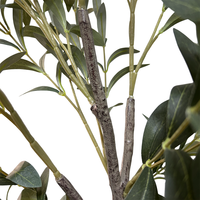 TREESMAS LY072 Árbol de Olivo Artificial Realista de Plástico 60x120cm Planta en Maceta Decoración Interior/Exterior Oficina Diseños Personalizados China