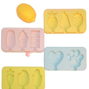 Silicone Ice Mold Popsicle Trays Food Grade Quick Freeze Mold For Ice Cream Making With Sticks Multi Shape Design - Product Image 5