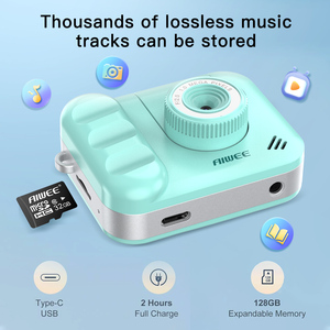 AIWEE M170 Blu, Lettore MP4 Portatile con Schermo Touch da 1,96 Pollici, Riproduttore Video, Foto, <span class=keywords><strong>Radio</strong></span> e Musica, Garanzia di 1 Anno - Product Image 2