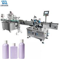 Ligne de production de remplissage, scellage et bouchage de liquides et de pâtes pour bouteilles de produits alimentaires, cosmétiques, sauces, crèmes, shampoings, lotions, miel et jus – Haute précision