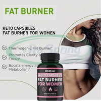 VitaSpring Suplemento Keto Diet Bhb Cápsula Pastillas para quemar grasa Adelgazamiento rápido Comida nocturna Keto Bhb Cápsulas