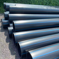 Tuyau en PEHD PE100 pour l'alimentation en eau, pipeline SDR11 SDR17, tuyau d'irrigation, infrastructure municipale, système de distribution d'eau souterraine