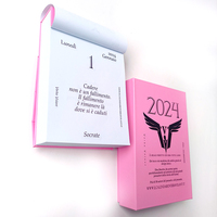 Calendario de Escritorio Desprendible con Citas Diarias para 365 Días, Caja de Regalo Motivacional con Frases de Filósofos, Impresión Personalizada en Varios Idiomas, OEM, Impresión al por Mayor
