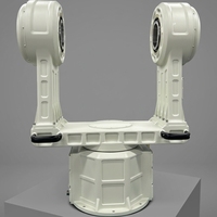Plateau Tournant Pan-Tilt Servo-Stabilisé Ryan Optics avec Télécommande, Structure en Alliage d'Aluminium, Résistant à l'Eau