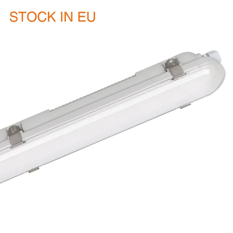150lm/w Anti Glare Triproof Light Fixture Ip66 Plastic 40w Led Triproof Light With Led Tube