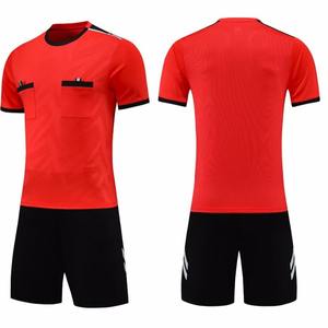 Set Jersey wasit sepak bola pria, Set kaus seragam wasit buatan pabrik, Logo kustom - Product Image 5