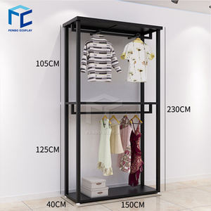 Exhibidores <span class=keywords><strong>de</strong></span> <span class=keywords><strong>Ropa</strong></span> Metálicos Económicos para <span class=keywords><strong>Tiendas</strong></span> <span class=keywords><strong>de</strong></span> <span class=keywords><strong>Ropa</strong></span> Femenina, Decoración <span class=keywords><strong>de</strong></span> Boutique - Product Image 5