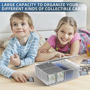 Scatola Trasparente per Conservazione <span class=keywords><strong>Carte</strong></span> Collezionabili, Contiene Oltre 2000 <span class=keywords><strong>Carte</strong></span>, Scatola in Acrilico per Mazzi di <span class=keywords><strong>Carte</strong></span> da Baseball - Product Image 6