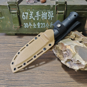 มีด战术คุณภาพสูง IL T8 ทำจากเหล็กกล้าไร้สนิม ปรับแต่งได้ พร้อมปลอกมีด G10 DIY สำหรับงานอุตสาหกรรมและกิจกรรมกลางแจ้ง รองรับ OEM - Product Image 3