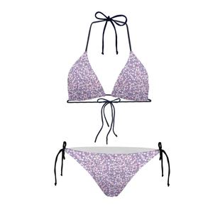 Sıcak seksi Bikini genç kız mayo çiçek desenli tasarım 2 parça Set özel Bikini kadınlar yaz plaj mayo mayo - Product Image 4