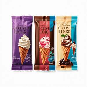 Emballage personnalisé imprimé en héliogravure pour barres chocolatées énergétiques aux noix et aux champignons, sachet de 3,5 g, PE de qualité alimentaire, Mylar biodégradable - Product Image 1