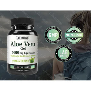 Natuurlijke Aloë <span class=keywords><strong>Vera</strong></span> Capsule Bevordert de Spijsvertering Aloë <span class=keywords><strong>Vera</strong></span> Extract Capsule Detox Aloë <span class=keywords><strong>Vera</strong></span> Harde Capsule - Product Image 6