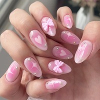 Uñas Postizas Extra Largas con Flecos de Borlas Negras, Estilo Rave Girl, Venta al Por Mayor con Descuento, Ideales para Fotos