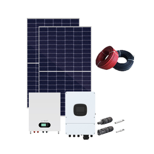 ระบบพลังงานแสงอาทิตย์ไฮบริด 48V 30kw พร้อมแบตเตอรี่สำรองไฟสำหรับบ้าน ชุดติดตั้งแบบติดผนังครบชุด - Product Image 4