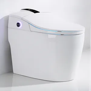 浴室用スマートトイレ自動ワンピース壁掛けインテリジェントトイレ衛生陶器中国サプライヤー