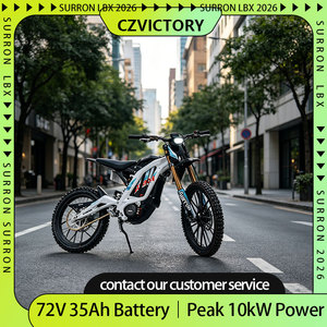 Surron LBX <span class=keywords><strong>Pas</strong></span> <span class=keywords><strong>Cher</strong></span> 2026 Prévente Actuelle 10KW 72V 35AH Moto Tout-Terrain Électrique Puissante <span class=keywords><strong>Enduro</strong></span> Sport Jeunesse - Product Image 2