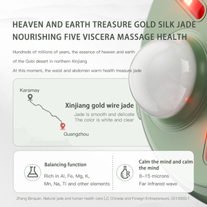Full Body Jade Massager Abdominal Lumbar Neck and Leg Kneading Device with Heat Therapy - Product Image 2
