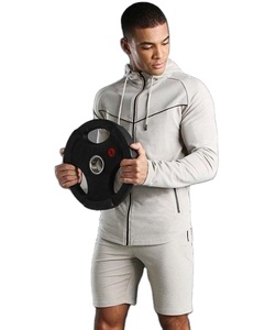 กางเกงขาสั้นมีฮู้ดสำหรับผู้ชาย,ชุดวิ่งเล่นยิมดีไซน์ใหม่ปี - Product Image 1