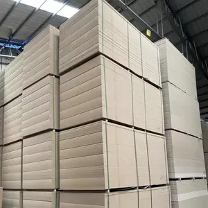 Factory Sanded Raw MDF/Plain MDF Raw Melamine MDF Fibreboard furniture panel