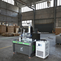 Nouvelle machine de soudage laser à fibre automatique DP LASER pour charnières de porte architecturales en acier inoxydable à large portée, garantie 3 ans