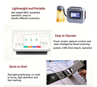 Mini machine de marquage laser à fibre portable 30W pour la gravure sur métal, acier inoxydable, gravure de numéro VIN