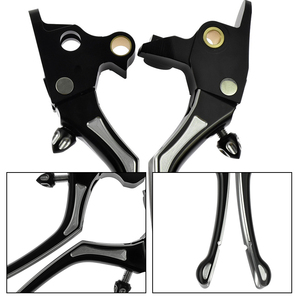 RACEPRO 2022, Nueva Palanca de Freno y Embrague Ajustable de Aluminio CNC para Motocicleta Harley Street Glide Road King 1998-2013 - Product Image 3