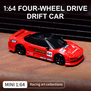 热销 1:64 比例遥控漂移车 4WD 高速电动模型车，带避障功能和充电器，适合儿童和成人 - Product Image 3