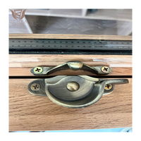 Ventana Vertical de Madera Sólida Estilo Americano, Directo de Fábrica, con Capacidad para Colgar en Cualquier Ángulo, para Cocina, Villa u Hogar