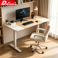 Bureau de jeu électrique intelligent avec plateau bicolore pour salles d'e-sport