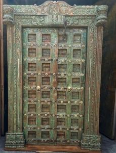 Puertas indias antiguas vintage, puertas antiguas, muebles de reproducción, puertas antiguas, madera recuperada, hecho a mano, forma y tamaño personalizados - Product Image 4