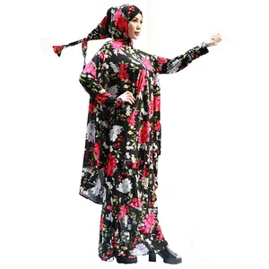 Grosir maroko niqab-Abaya Afrika Burkha Muslim Lebaran Afrika Islami Gaun Muslim Niqab Maroko Ukuran Besar Abayas dari Dubai Wanita 2020