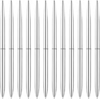 Stylo à bille en métal mince, stylo à encre noire torsadée métallique 1.0mm stylo d'écriture rétractable brillant pour les étudiants de l'école de bureau à domicile