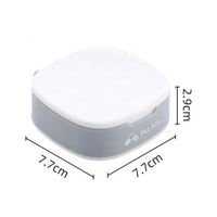Boîte à médicaments dentaires personnalisée avec logo, style poche, en plastique PP, étui de rangement pour appareils dentaires invisibles et pilules