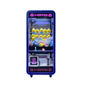 Machine à griffes entièrement transparente populaire pour centre de divertissement commercial, équipement d'arcade à monnayeur pour jeux de cadeaux - Product Image 3