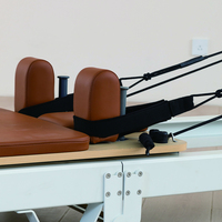 Reformer de Pilates de Aluminio Blanco, Suave y Silencioso, Reformer de Pilates Profesional de Aluminio