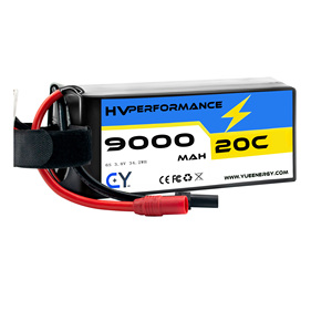 Cy FPV drone Pin 3.8V 9000mAh 20C điện áp cao RC Lipo 500 chu kỳ pin cho UAV - Product Image 2