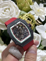 Montre classique de luxe de haute qualité en fibre de carbone, tourbillon, automatique, mécanique, sport, édition limitée pour homme