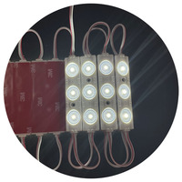 Lentille d'angle de haricot de grande taille 86x18 3 puces 160 blanc 6000k 12000k DC12V 1.8W module led pour lumière de lettre de canal