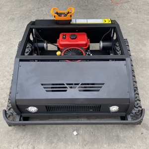 Professional 190CC Gasoline Crawler <b>Lawn</b> <b>Mower</b> 4-Stroke Steel Chassis Rear Discharge <b>Rotary</b> Blade for Slope Hillside Cutting - Product Image 2