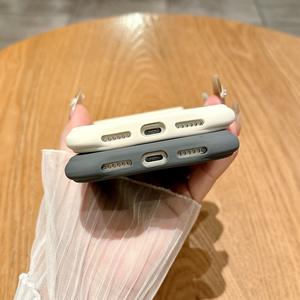 Funda de TPU magnética con patrón de onda para Apple para 17, funda protectora resistente a caídas de cuatro esquinas de silicona líquida de Color sólido para Apple - Product Image 4