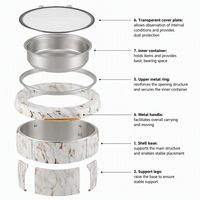 Ensemble de réchauds de buffet en acier inoxydable doré de haute qualité, capacité 9L, alimenté à l'alcool, maintien au chaud des aliments pendant 24 heures, pour hôtel KUNTAI