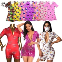 Netflix Chill Onsie-Pijama personalizado de verano para mujer, de manga corta, venta al por mayor