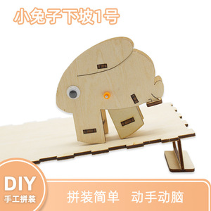 ของเล่นวิทยาศาสตร์ DIY ทางลาดช้างไม้สำหรับเด็กอายุ 4-6 ปี โครงการแบบจำลองเพื่อการศึกษา - Product Image 5